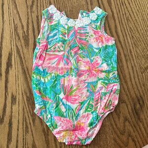 Lilly Pulitzer baby girl bubble